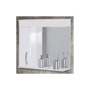Espelheira Monaco 79,5 cm  Off White A.J. Rorato 566748