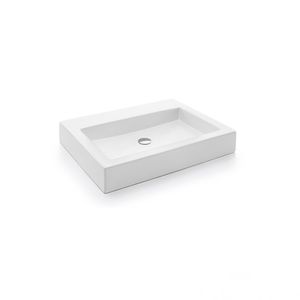 Cuba de Apoio Retangular 61 x 46 cm Com Mesa Branco RT1 - Docol