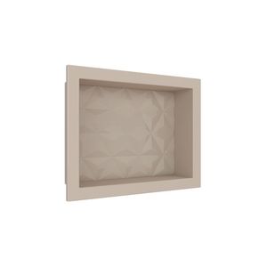Nicho de Banheiro 40 x 30 cm Bege 89989 Cozimax
