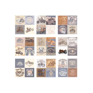 Revestimento Azulejo 20 x 20 cm  Acetinado Decorativo Quarter Motos 1810139 Ceral