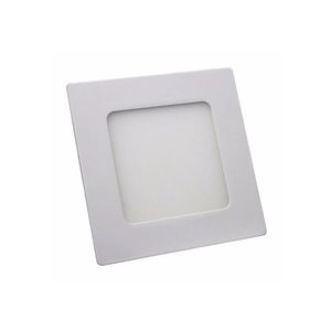 Painel Led Quadrado de Embutir 6w Luz Amarela 3000K Avant