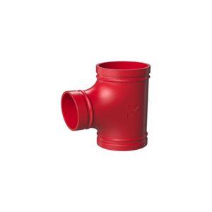 Tê Galvanizado de Redução Grooved TG130R 2.1/2 x 2 (73 x 60) UL/FM 134505102 Tupy