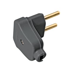 Plugue Angular 2P 10A 250v Preto 57403106 Tramontina