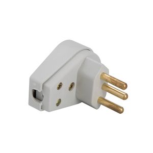 Plugue Angular 2P+T 10A 250v Cinza 57401113 Tramontina