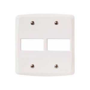 Placa 4x4 2 Postos Lux² Branca 57105023 Tramontina