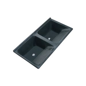 Tanque de Mármore Sintético Duplo 1,20 mts x 60 cm Verde Romano T120RVR Decoralita