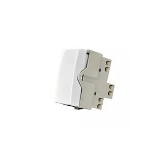 Módulo Interruptor Sleek Simples 10A Cor Branco 16062 MarGirius