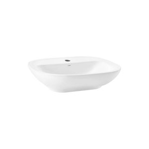 Cuba de Apoio Retangular 49,5 x 39,5 cm Com Mesa Branco Life Celite