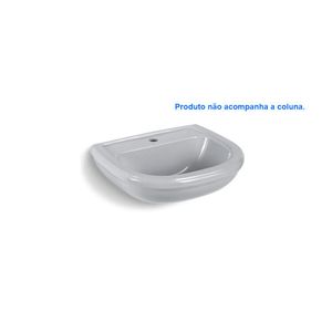 Lavatório 48 x 40 cm Saveiro Cinza Claro - Celite