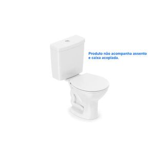 Bacia para Caixa Acoplada Saveiro Branco - Celite