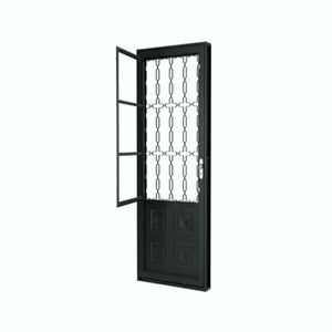 Porta com Postigo 80 cm x 2.15 Metros Grade Elo Esquerda Ramassol 6384