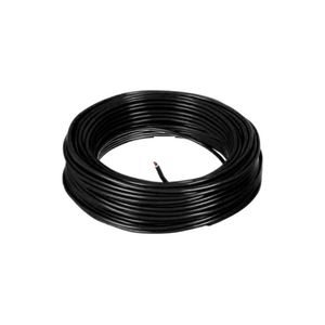 Cabo Fio Flexivel 16mm Preto - 1 Metro Linear