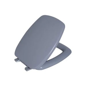 Assento Sanitário Stylus, Primula e Outros Cinza Escuro Almofadado - TSL/K*CZ-37 Astra