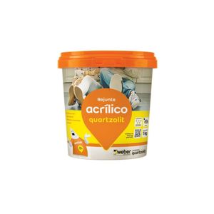 Rejunte Acrílico Marrom Café 1 Kg Quartzolit 0286.00049.0006CX