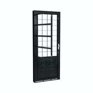 Porta com Postigo 80 cm x 2.15 Metros Grade Quadriculada Esquerda Ramassol 611384