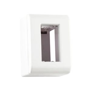 Caixa de Sobrepor 1 Posto LizFlex Cor Branca 57303001 Tramontina