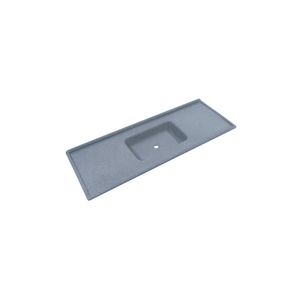 Pia de Mármore Sintético 1,20 mts x 54 cm Cinza Real P124CRDecoralita