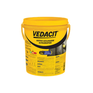 Vedacit Aditivo Acelerador Ultra Rápido 4 Kg Vedacit