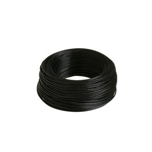 Cabo Fio Flexivel 4mm Preto - 1 Metro Linear