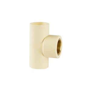 Tê de Transição Super CPVC Água Quente 15mm x 1/2´ - Amanco