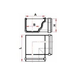 Esquadro Interno Aquapluv Style 32128920 Tigre
