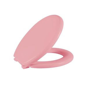 Assento Sanitário Oval Convencional Rosa Almofadado - TPK/AS*RS1 Astra