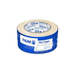 Fita Crepe 25mm x 50 Metros Branco 62181025 Tigre