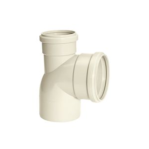 Joelho Esgoto Série R 90° x 100mm x 75mm com Visita - Amanco