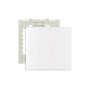 Placa 4 x 4 + Suporte Sleek Cega Cor Branco 16022 MarGirius
