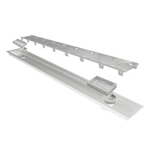 Ralo Linear 1,70 Metros x 7 cm Tampa Oculta com Duas Saídas Laterais - Multimaster Linear
