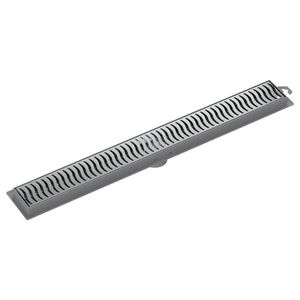 Ralo Linear 70 x 5 cm Tampa Pvc Cromado Saída Central - Tigre