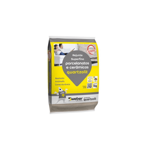 Rejunte Porcelanatos Resinado Marrom Tabaco 1 Kg Quartzolit 0110.00048.0015FD