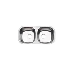 Cuba Inox Dupla 72x34x14cm  de Embutir com Acabamento Polido Isis 94061406 Tramontina