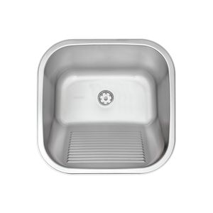 Tanque Inox 40x40x21cm de Encaixe Hera 25 Litros com Acabamento Acetinado 94403107 Tramontina