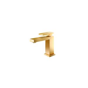 Torneira Bica Baixa para Banheiro New Edge Ouro Escovado 00925072 Docol