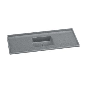Pia de Cozinha 2.00 mts x 55 cm Cinza A.J. Rorato