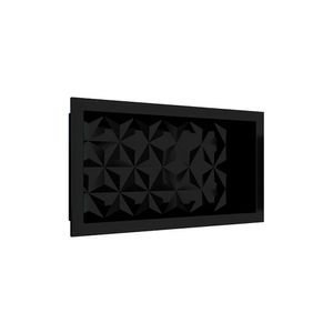 Nicho de Banheiro 60 x 30 cm Preto 99949 Cozimax