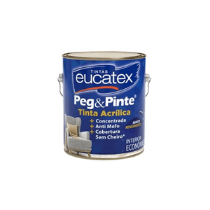 Tinta Amarelo Canário 3.6 Litros Eucatex Peg & Pinte 3500035.01