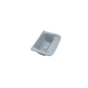 Tanque de Mármore Sintético 50 x 40 cm Cinza Real T000CR Decoralita