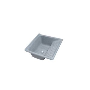 Tanque de Mármore Sintético 60 x 60 cm Cinza Real T060CR Decoralita