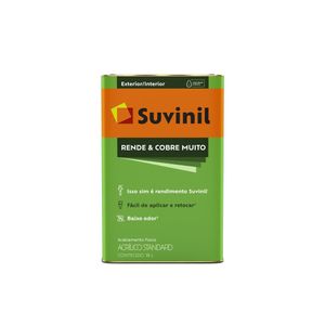 Tinta Branco Neve 18 Litros Suvinil Rende & Cobre Muito