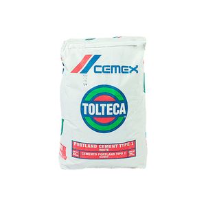 Cimento Branco Estrutural 25 Kg Cemex Tolteca