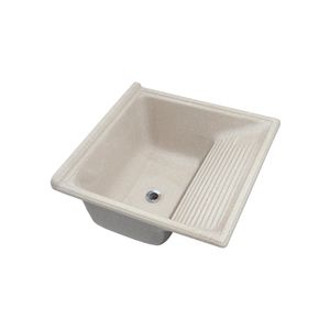 Tanque de Mármore Sintético 60 x 60 cm Marrom Imperial T060MI Decoralita