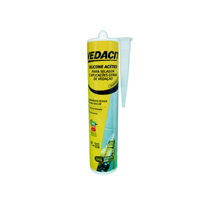 Silicone Acético para Selagem e Aplicações Gerais de Vedação 250 Gr Incolor Vedacit