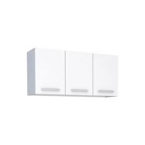 Armário Aéreo em Aço 1,20 Metros Venus Branco - Cozimax