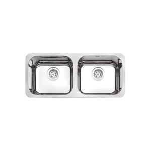 Cuba Inox Dupla 84x34x17cm de Embutir Isis Plus com Acabamento Alto Brilho 94031202 Tramontina