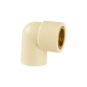 Joelho de Transição Super CPVC Água Quente 90º x 22mm x 1/2´ - Amanco
