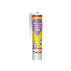 Silicone Acético Incolor 280g Quartzolit 0529.00077.0001PC