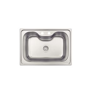 Cuba Inox 69x49x20cm de Sobrepor Morgana com Acabamento Acetinado 93806122 Tramontina