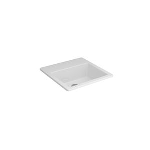 Cuba de Sobrepor Quadrada 42 x 42 cm Com Mesa Branco L.730.17 - Deca